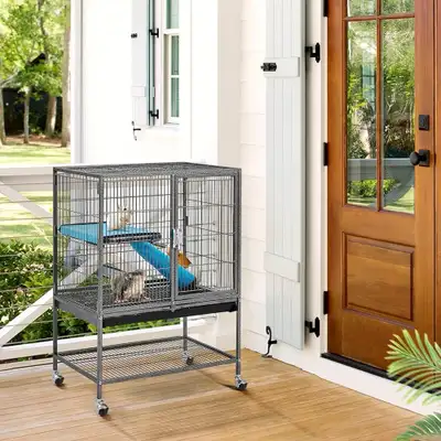 Metal Rolling Critter Nation Cage for Adult Rats/Ferrets, View more