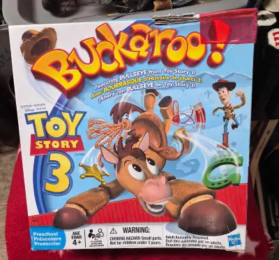 Saddle up for some fun with the Buckaroo Toy Story 3 Edition! This game is in used condition, but st...