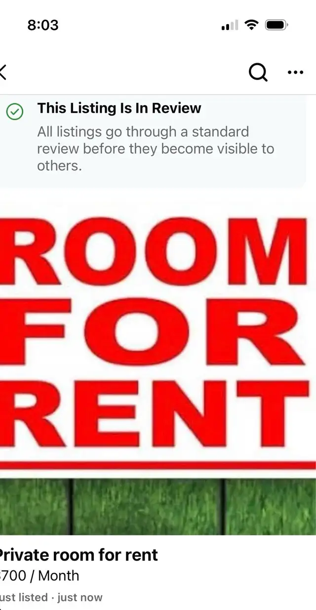 room for rent