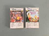 Disney Cassettes Snow White + Sleeping Beauty Cassettes Audio