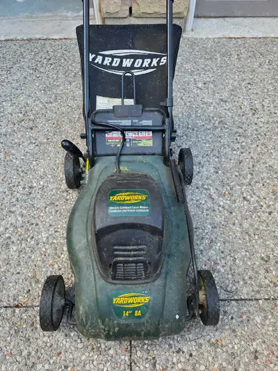 Yardworks lawn mower 14", View more
