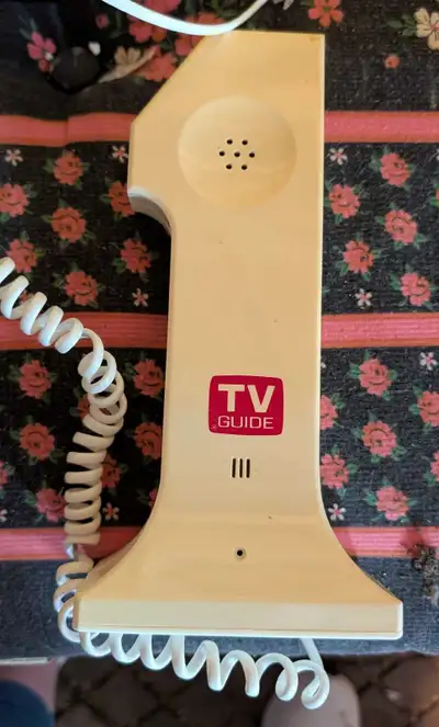 Vintage Tv Guide Corded Phone (one of a kind find), View more
