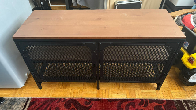 IKEA Fjallbo black tv bench  in TV Tables & Entertainment Units in Oakville / Halton Region