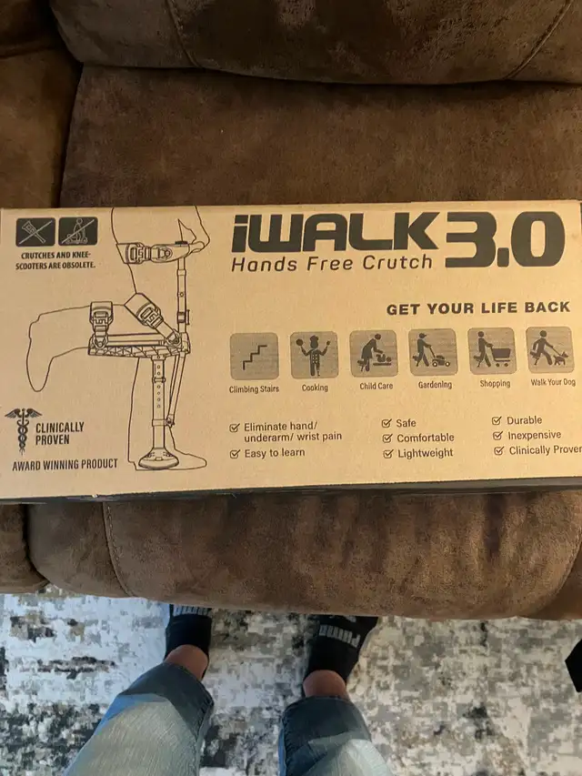 i walk 3 excellent cond mobile aid for noweight bearing $210 obo