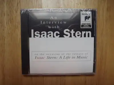 FS: 1995 Sony "Isaac Stern: A Life In Music" Promotional CD, View more