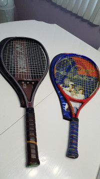 Raquette tennis Ti. Agassi et Yonex