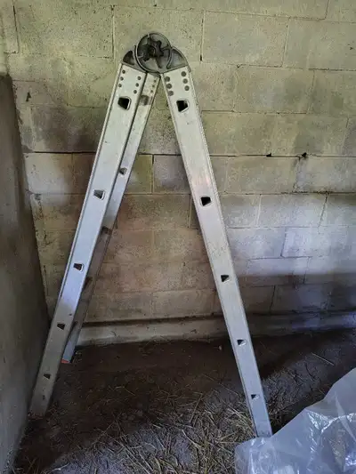 ALUMINUM FOLD LADDER 11FT, View more