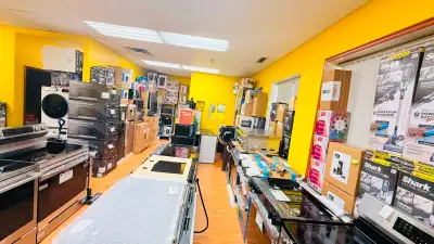 Upgrade your home with our wide selection of brand-new kitchen appliances and high-performance vacuu...