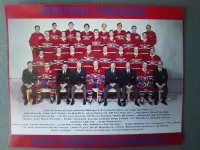 1970-71 Montreal Canadiens 10 x 8 Team Photo