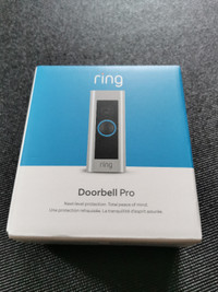 BNIB Ring Wi-Fi Video Doorbell Pro (Wired Doorbell Plus) Silver