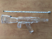 Military AK 47 glass display