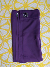 Single Panel Purple Blackout Curtain (1)