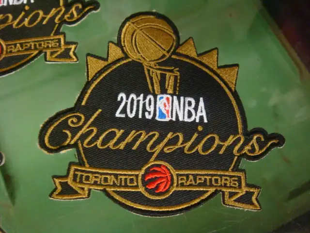2019 NBA Basketball Toronto Raptors Champions Patches in Arts & Collectibles in Brantford - Image 3
