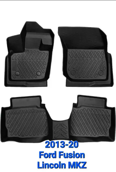 2013-20 Ford Fusion Lincoln MKZ All Weather Liner Mats, View more