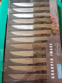 12 pc Deluxe Steak Knife set - Sharper Image