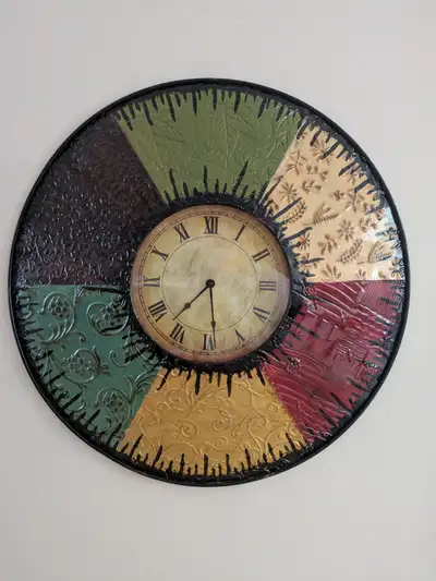 Oversized wall hanging clock, View more