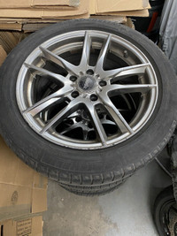 VW Audi A6 Winter Tires and Alloy Wheels 225 50 17