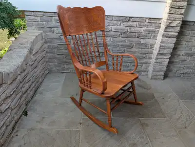 Solid Wood Vintage Rocking Chair, View more