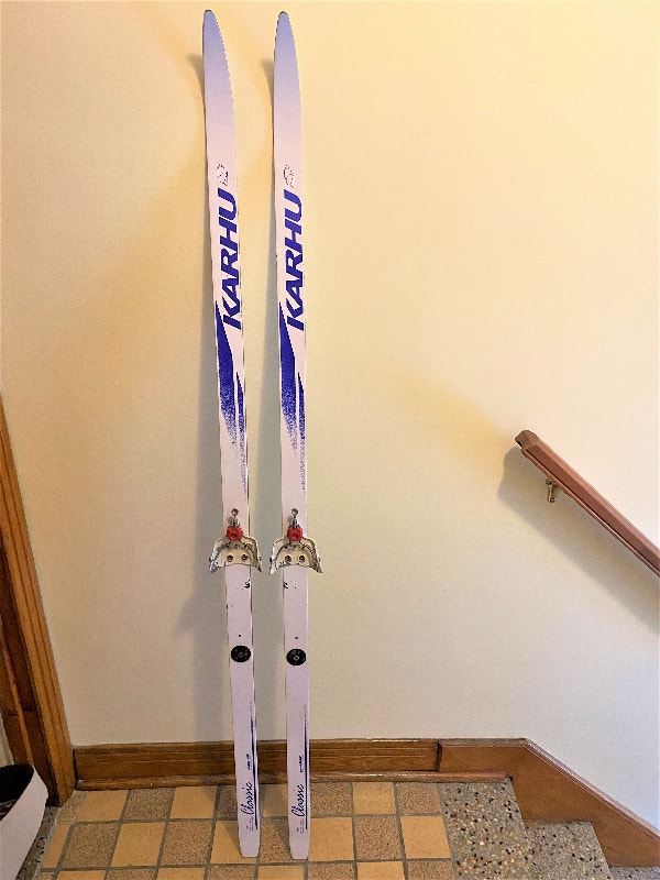 Jarvinen Cross Country Skis 195 cm Scales + 3 Pin Binding 75mm