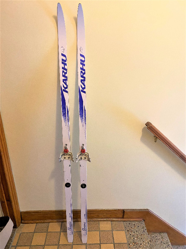 Jarvinen Cross Country Skis 195 cm Scales + 3 Pin Binding 75mm