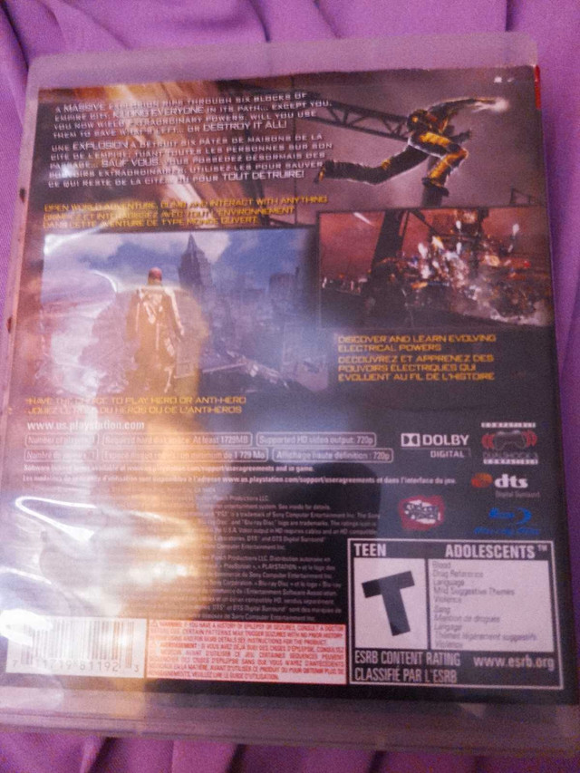 infamous  in Sony Playstation 3 in Cambridge - Image 2