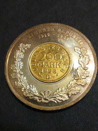 2001 Germany Bauhaus in Dessau .999 silver proof 200 mark medal