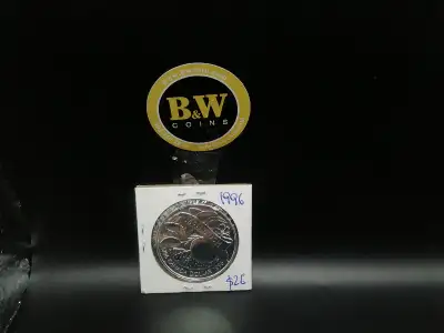 The 1996 Canada McIntosh $1 coin celebrates the legacy of John McIntosh, a prominent figure in Canad...