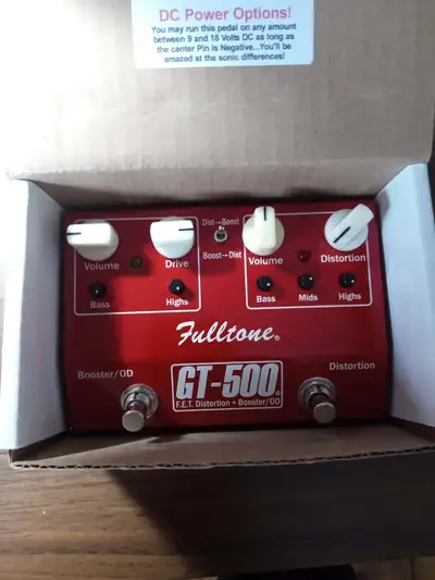 Fulltone GT-500 Boost/Overdrive/Distortion, View more