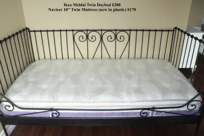Ikea Meldal Twin Daybed & 10" Twin Mattress, View more