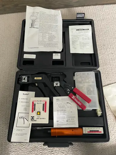 RJ45 / RJ11 Network Tool Kit – Tester, Crimper, Punch Down, View more