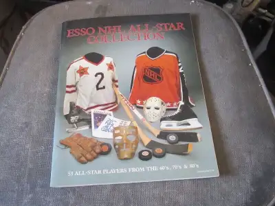 1988 ESSO NHL ALL-STAR HOCKEY STICKER COLLECTION BOOK $10 UNUSED, View more
