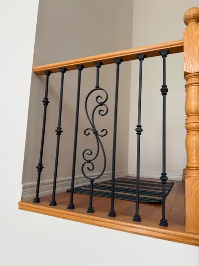 Used Wrought Iron Spindles - Black, View more