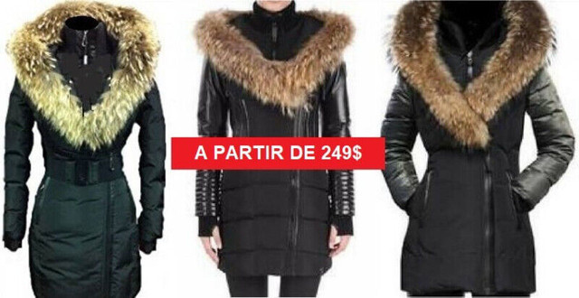 MANTEAUX NEUFS  resemblant a Rudsak, Mackage, Moose Knuchles... in Women's - Tops & Outerwear in Laval / North Shore