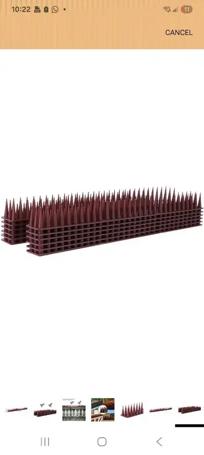 Bird Repellent Spikes.  45pcs . Magerments in the ad's photos, View more