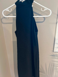 Black Halter Style Dress
