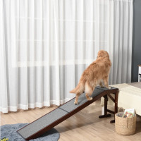 Pet Ramp Bed Steps for Dogs Cats Non-slip Carpet Top Platform Pi