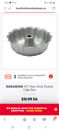 Fluted cake pan