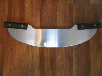 Stainless Steel Rocking Pizza Knife