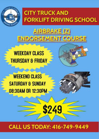 Airbrake class Course on Saturday/ Sunday at 09:00am