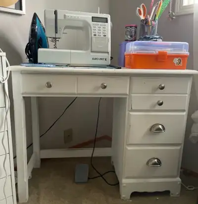 Small Writing Desk with drawers, View more