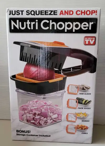 Brand New As Seen On TV Nutri Chopper Handheld Kitchen Slicer, View more