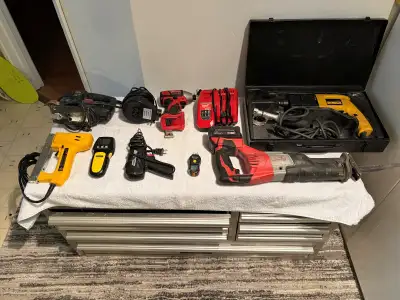 Huge collection of tools and a tool chest, View more