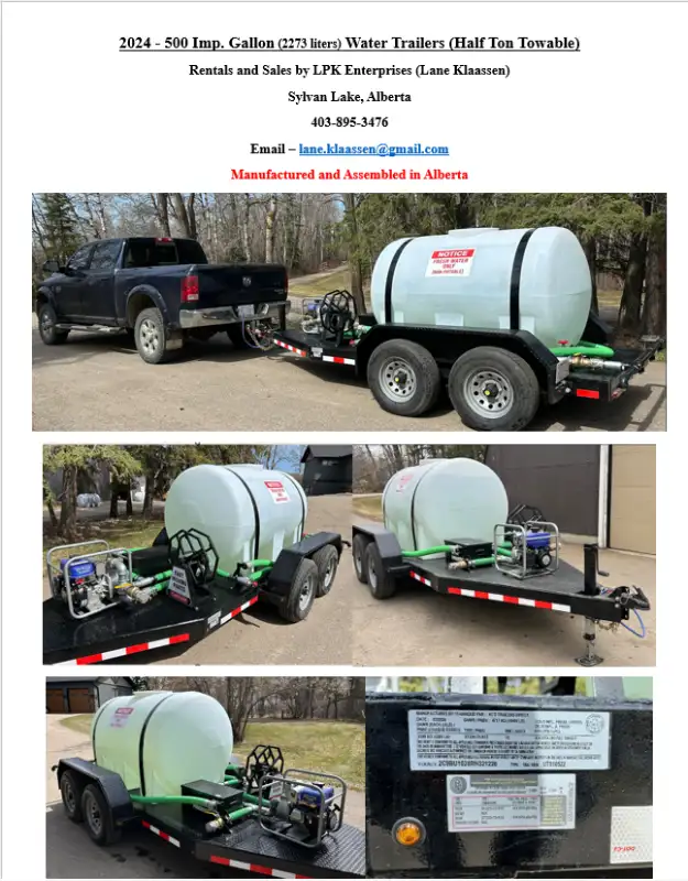 Water Trailers in Other in Kamloops - Image 6
