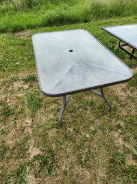 outside table steel 60 x 38 x 28 tall