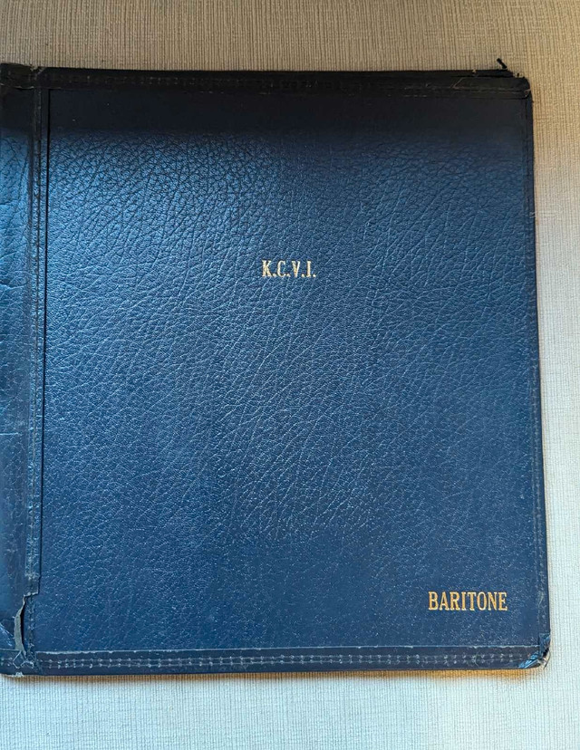 KCVI Baritone Music Folder  in Other in City of Toronto