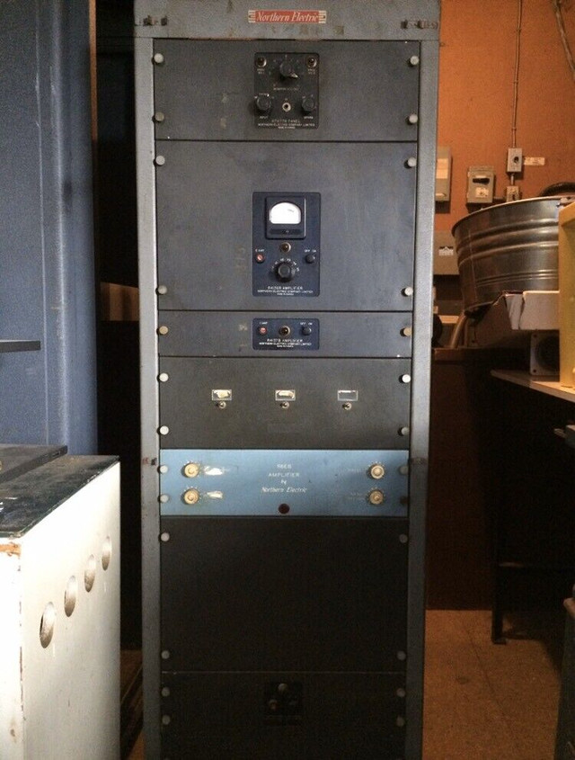 Antique movie theatre equipment tube amps speakers projectors in General Electronics in Vancouver