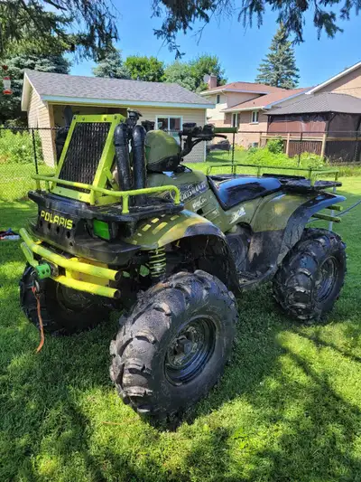 2001 polaris sportsman 500ho with lots of upgrades. Recent top end rebuild. Custom rad relocate Cust...