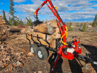 Log loader for ATV or small tractors 