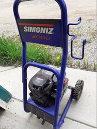 Simoniz gas pressure washer -- for parts only