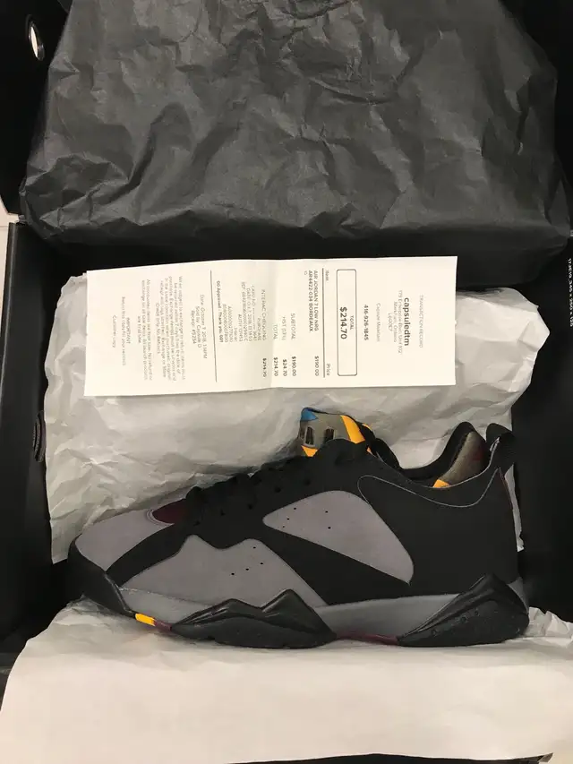 Nike Air Jordan 7 Retro Low “Bordeaux” in Men's Shoes in Markham / York Region - Image 3